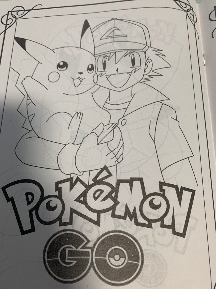 Pokãmon go colouring book hobbies toys stationery craft art prints on