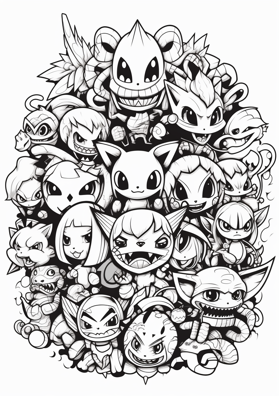 Pokemon go coloring s