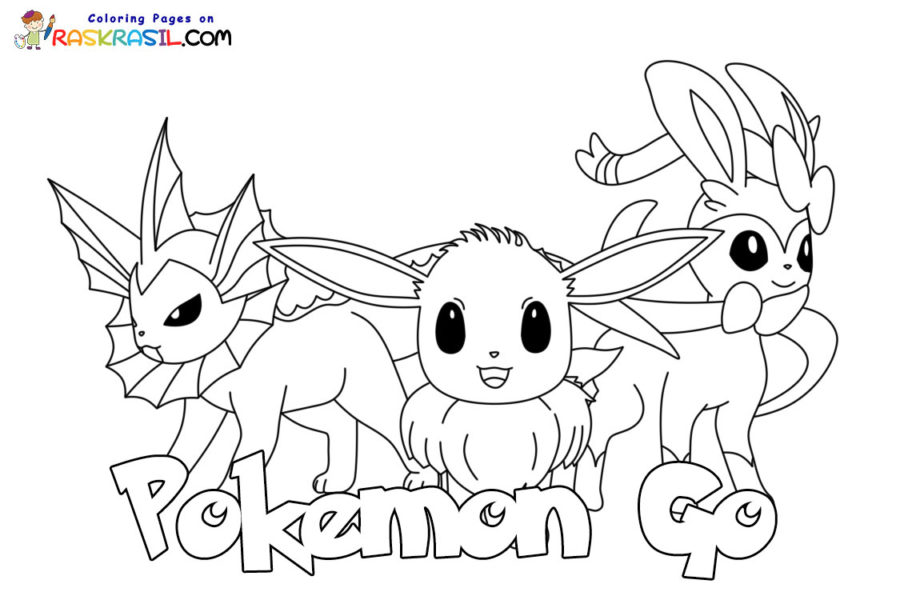 Pokãmon go coloring pages