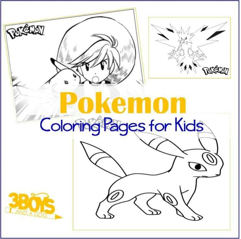 Printables pokemon coloring pages