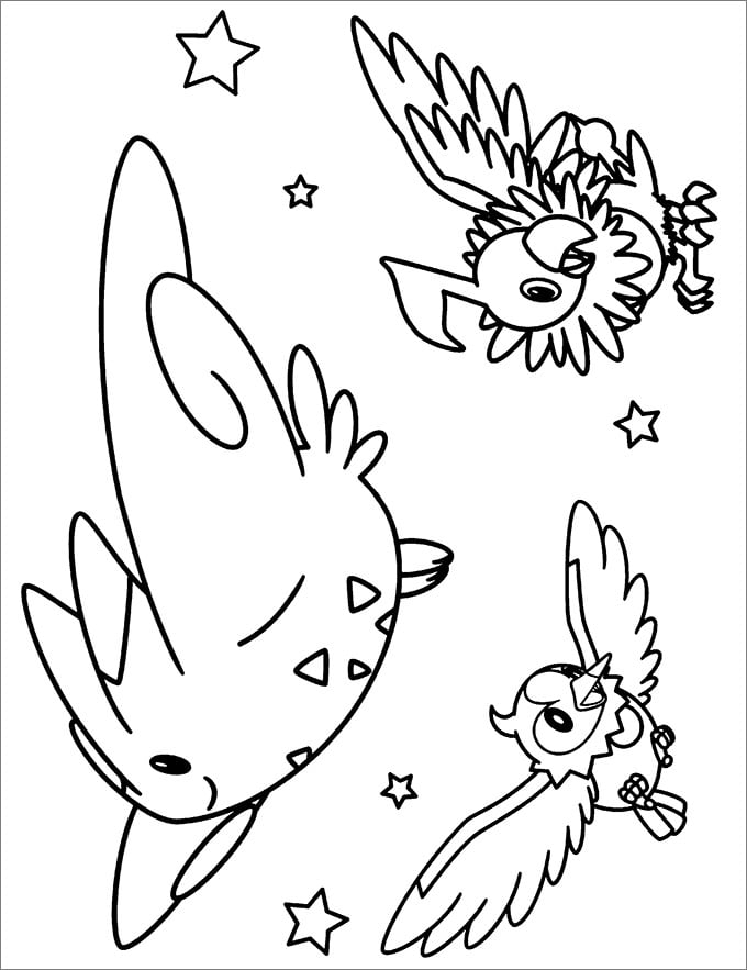 Pokemon coloring pages