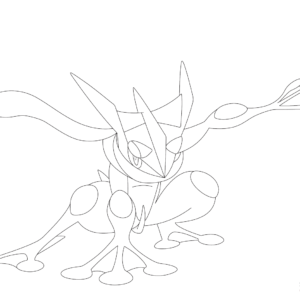 Greninja coloring pages printable for free download