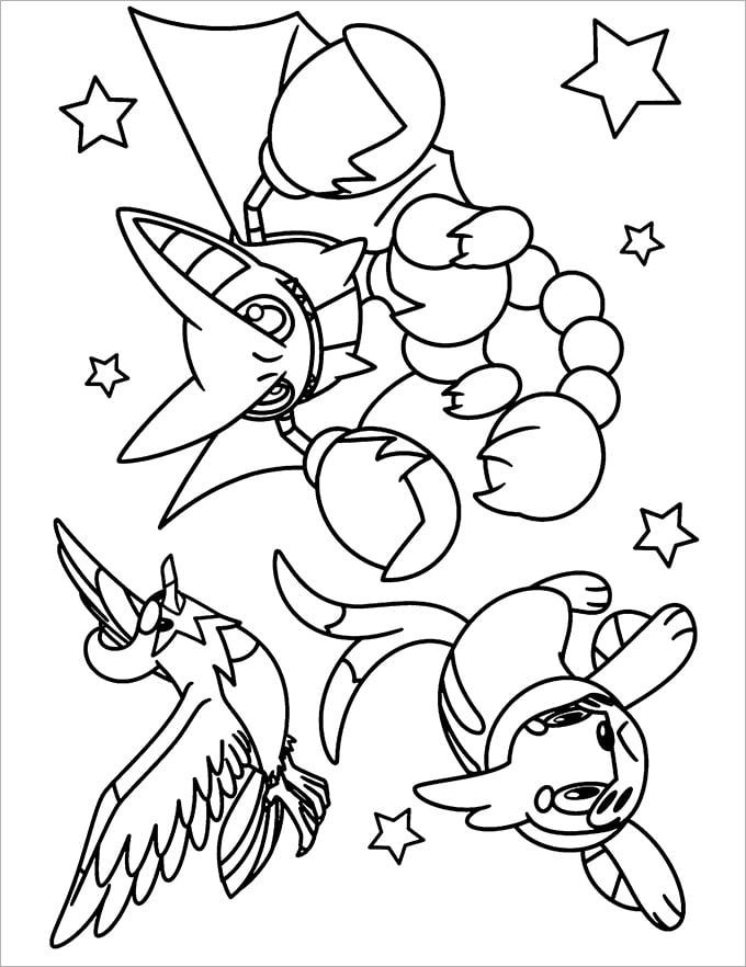Pokemon coloring pages