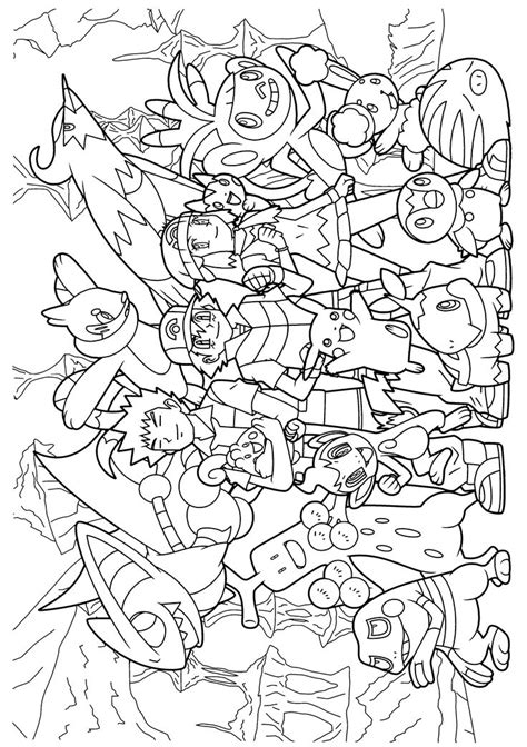Pokemon group louring pages