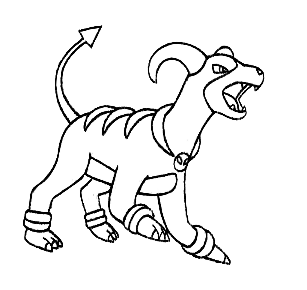 Harrisons houndoom by realarpmbq on