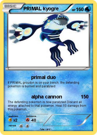 Pokemon primal kyogre