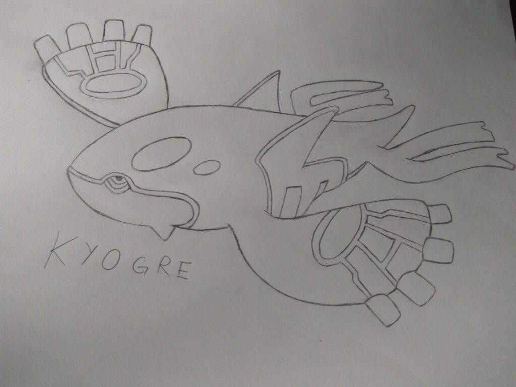 Kyogre drawing pokãmon amino