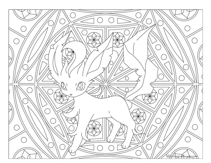 Leafeon pokemon coloring page pokemon coloring pages pokemon coloring pokemon coloring sheets