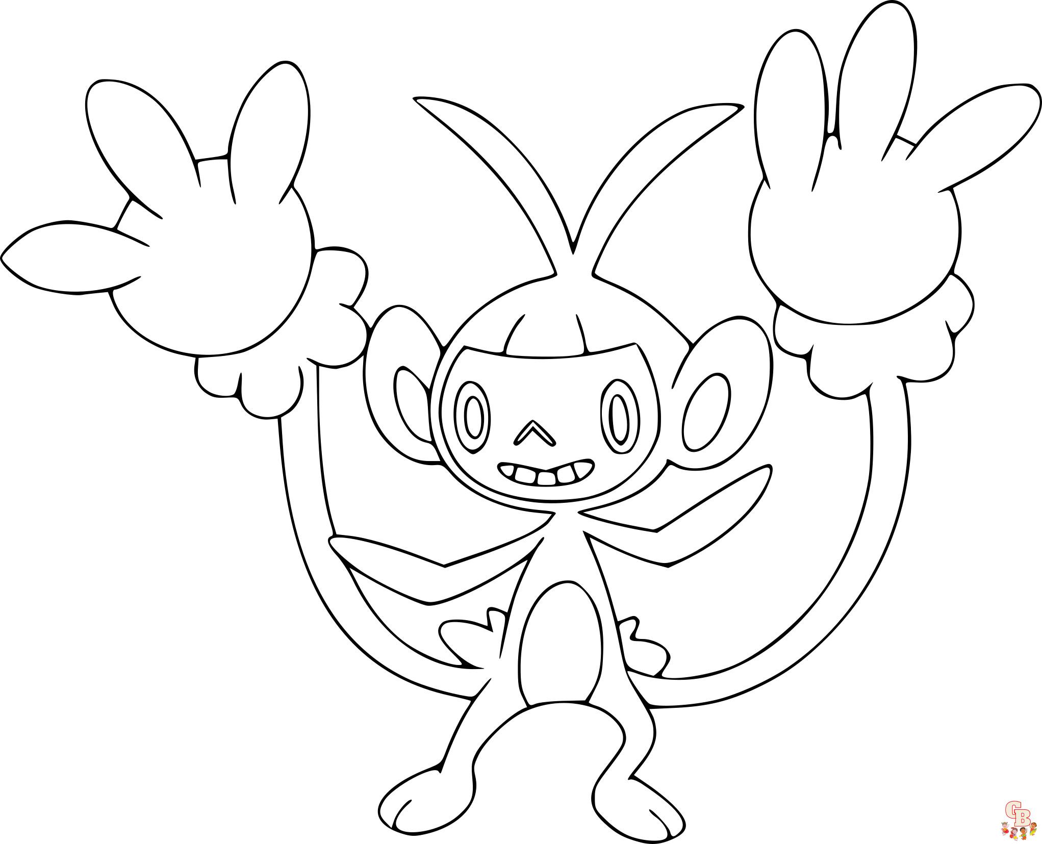 Discover the joy of pokemon ambipom coloring pages