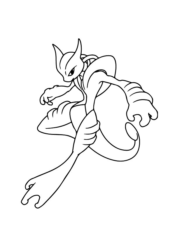 Pokemon mega evolution coloring pages printable for free download
