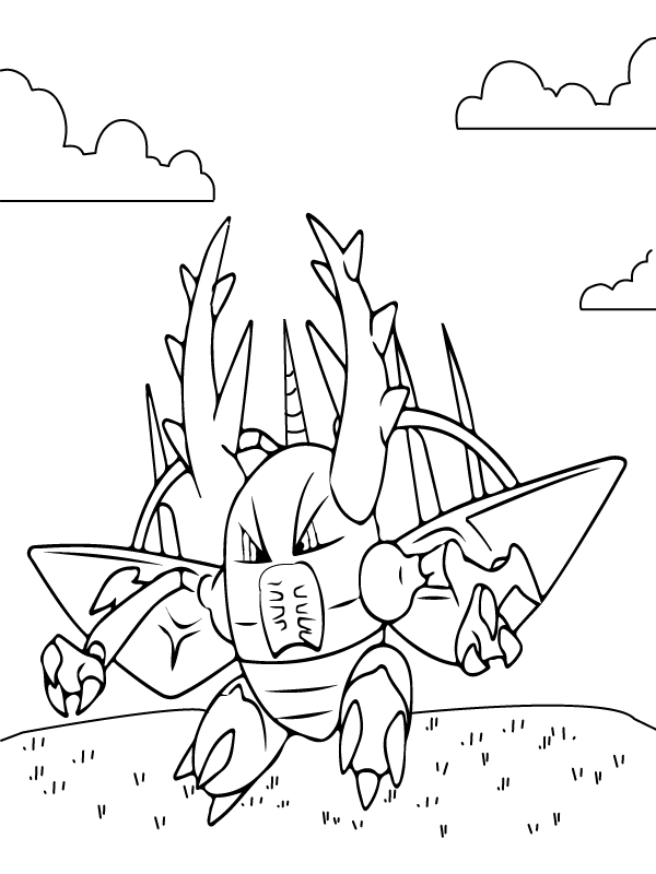 Pokemon mega evolution coloring pages printable for free download