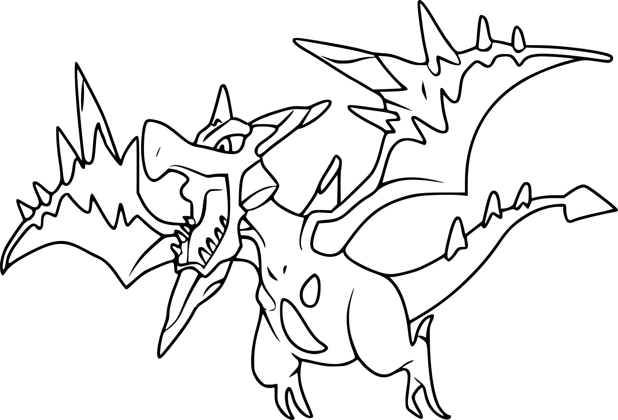 Mega pokemon coloring pages