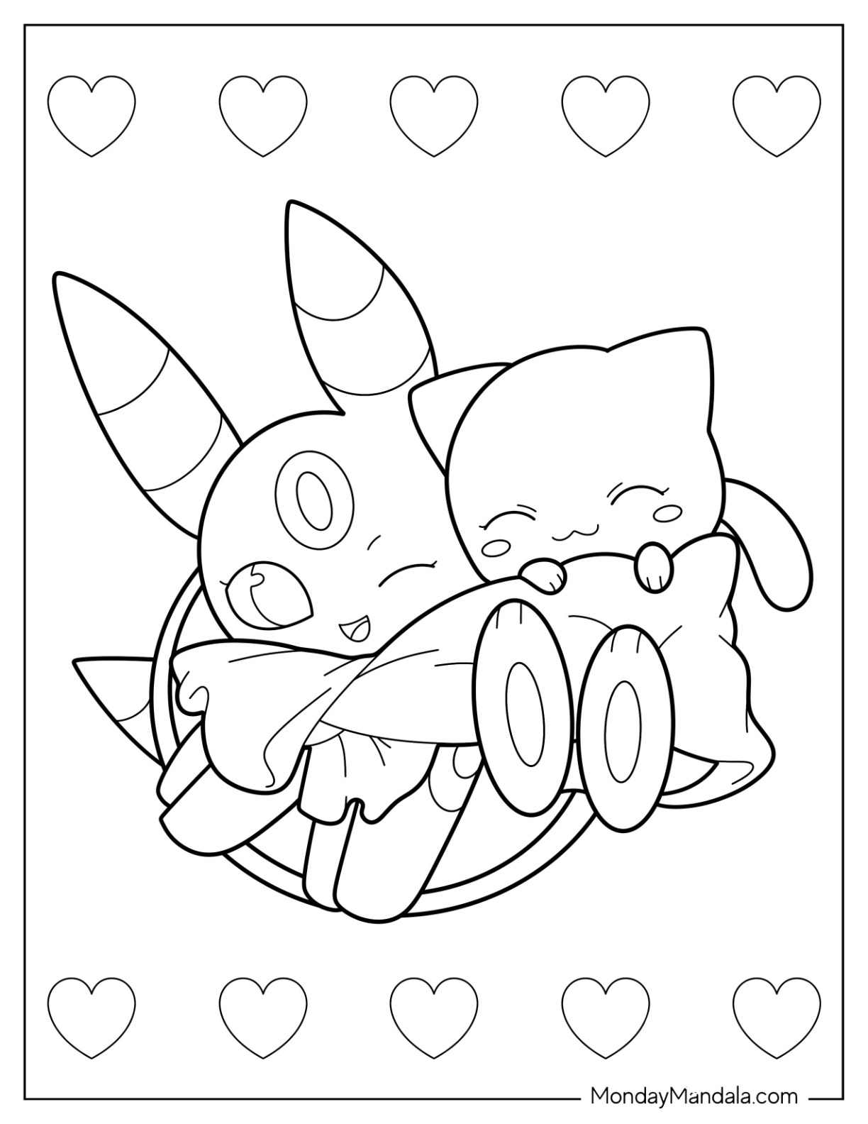 Mew coloring pages free pdf printables