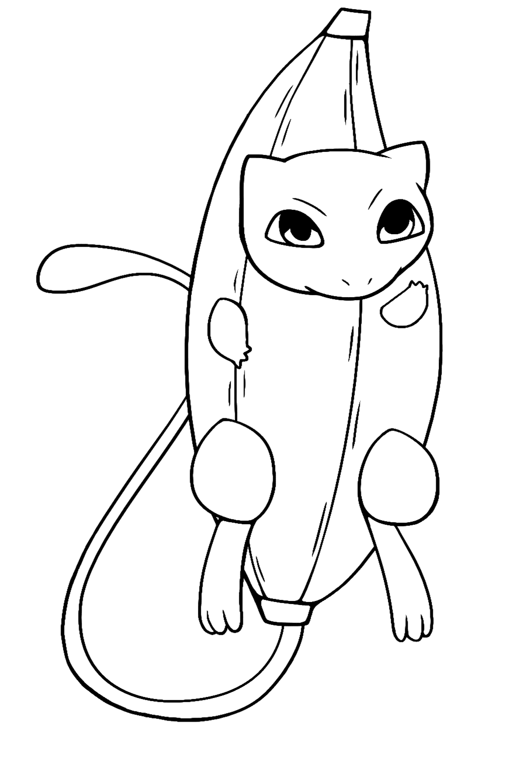 Mew coloring pages