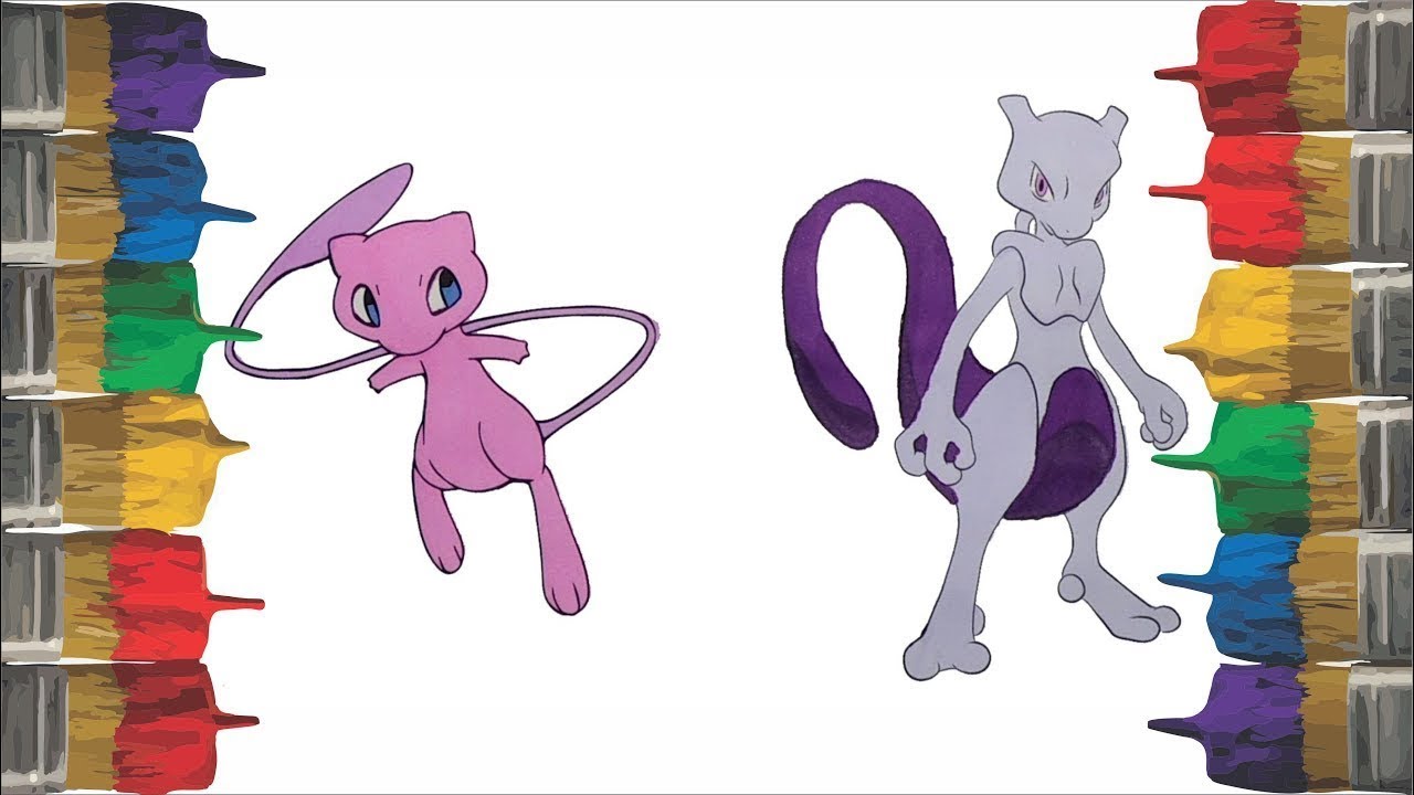 Pokemon coloring pages for kids and children draw pintar