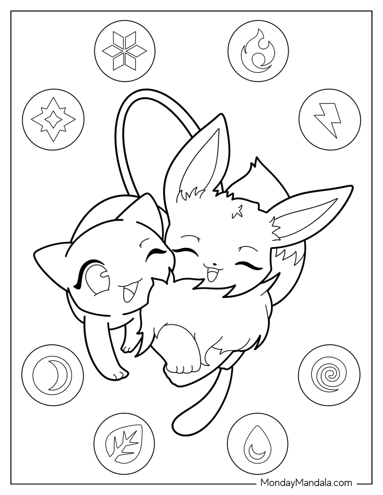Mew coloring pages free pdf printables