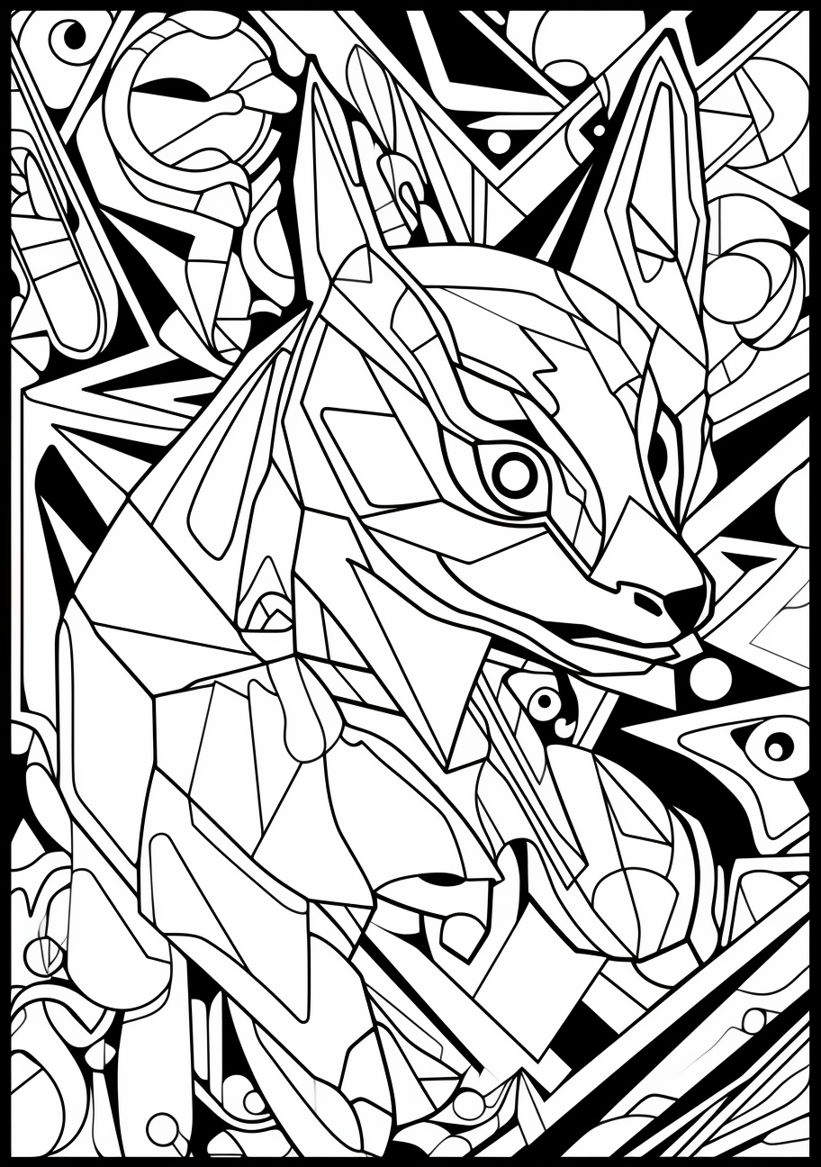 Adults eevee evolutions rough abstract