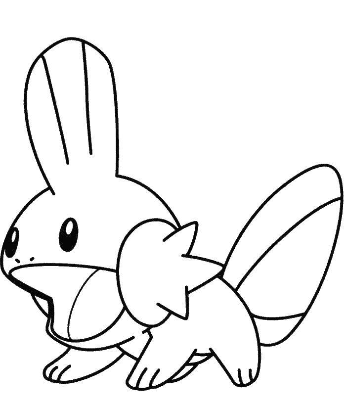 Online coloring pages coloring pokemon mudkip coloring