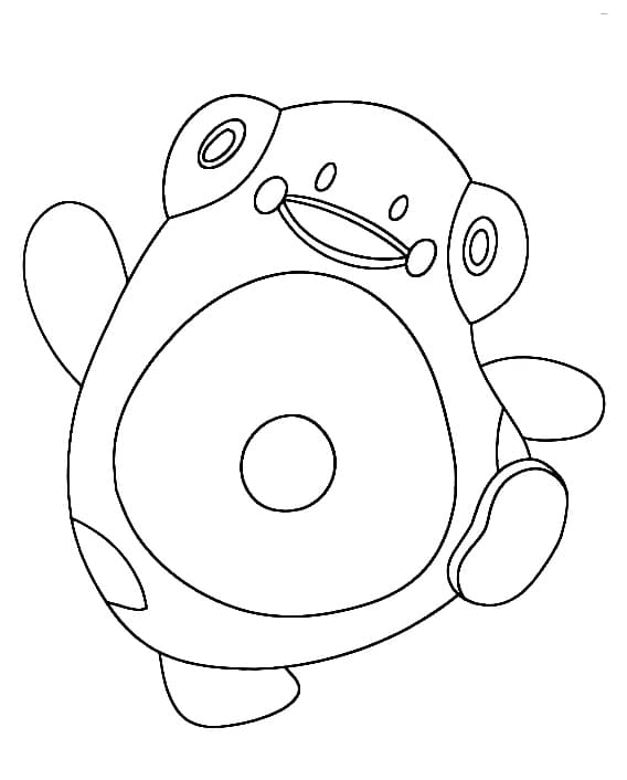 Printable bellibolt pokemon coloring page