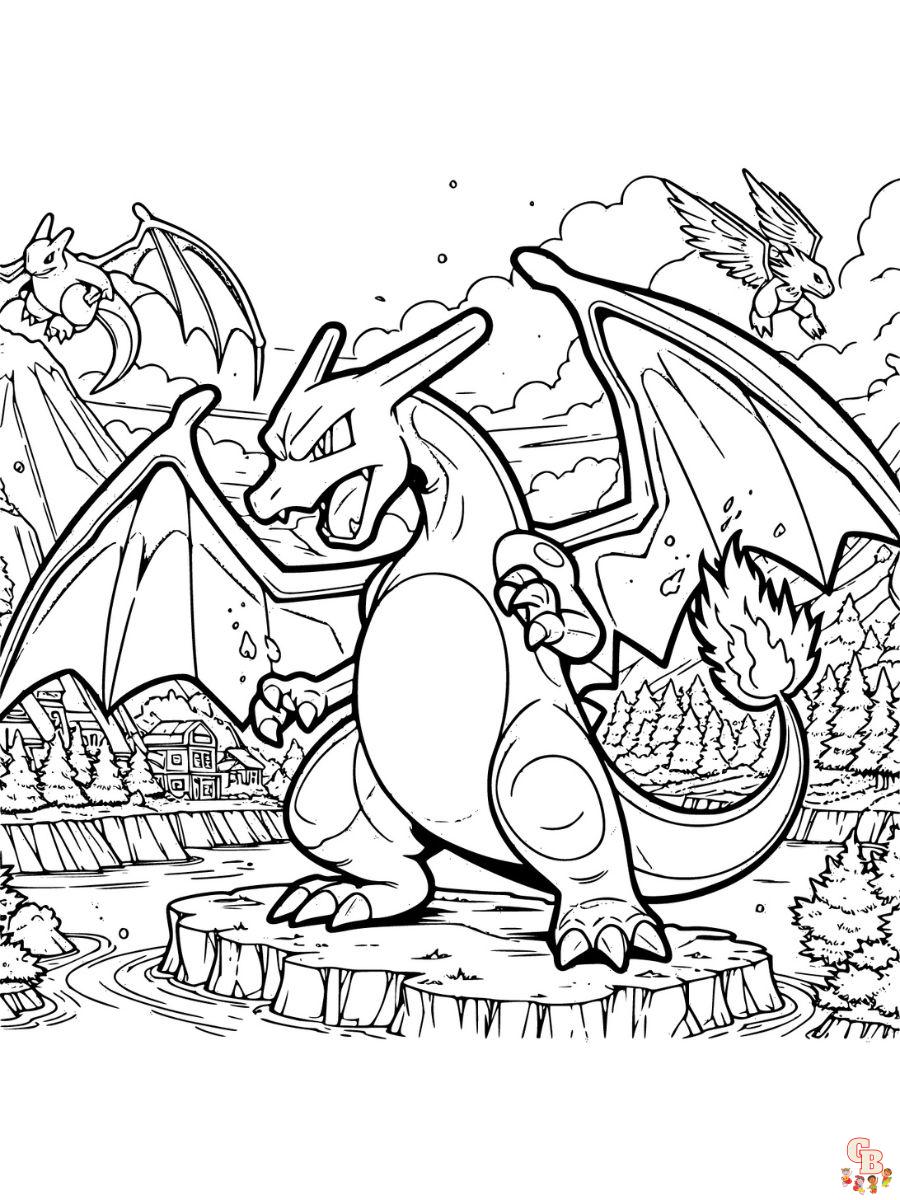 Pokemon coloring pages free printable sheets at