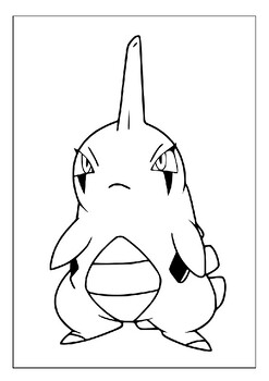 Explore the pokemon world through coloring printable pages for kids