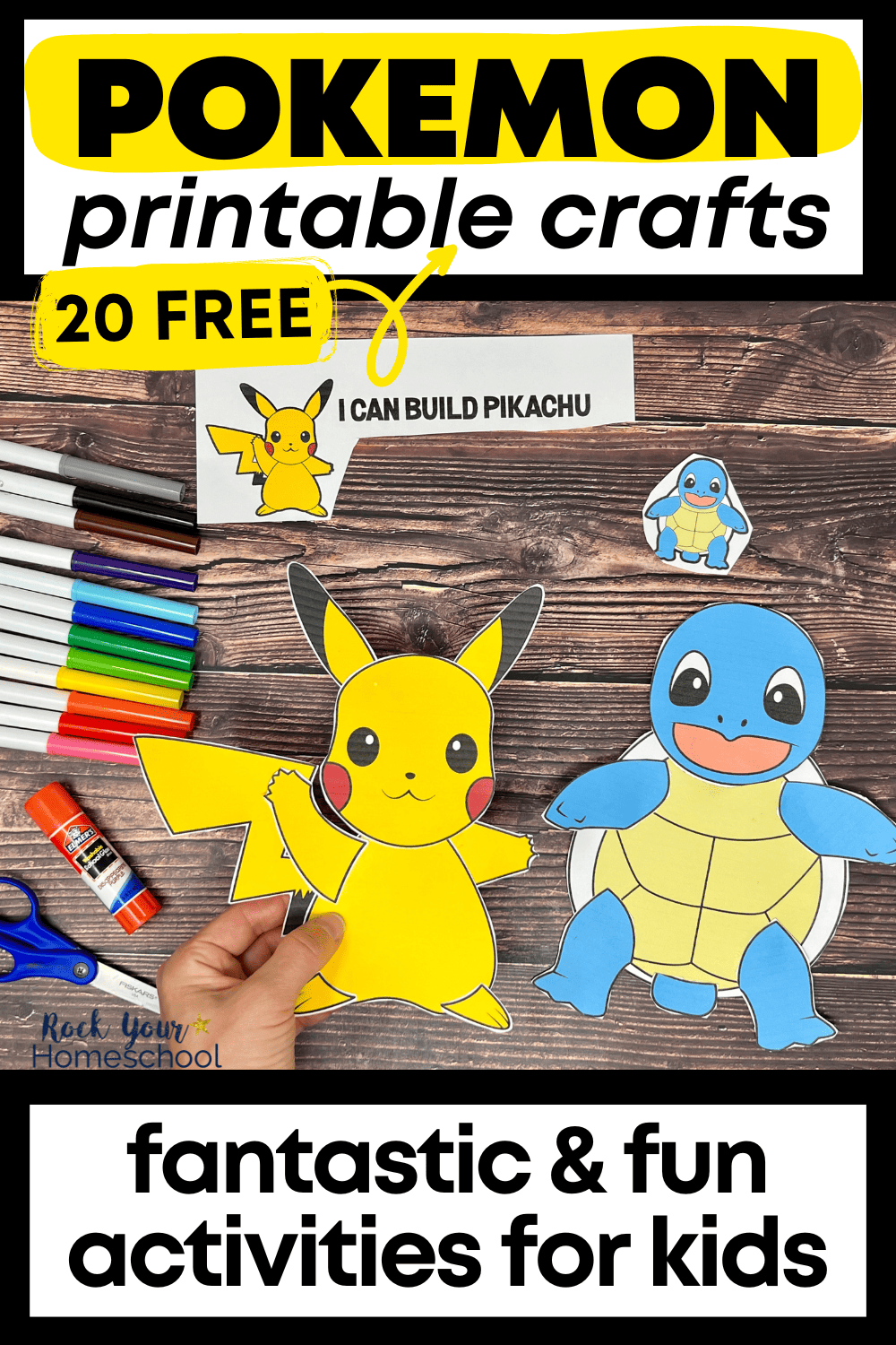 Pokemon crafts for kids free
