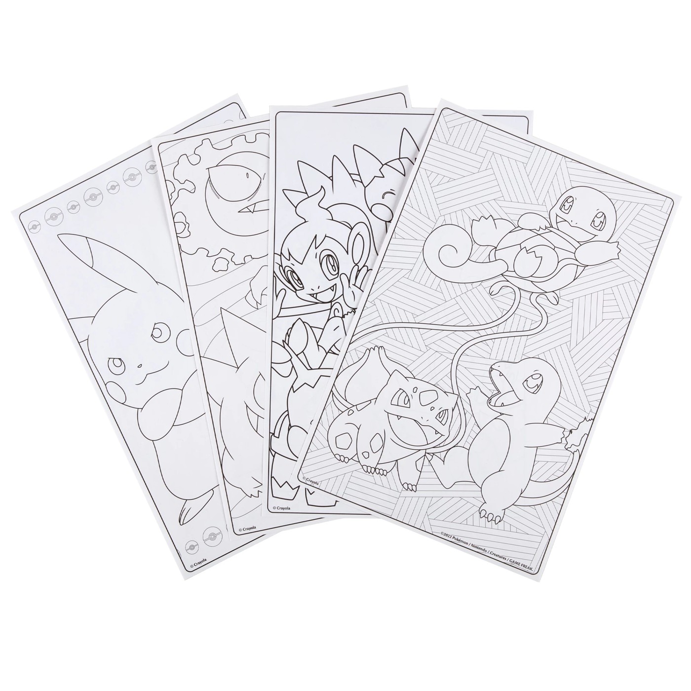 Crayola giant colouring pages foldalope pokemon stralia