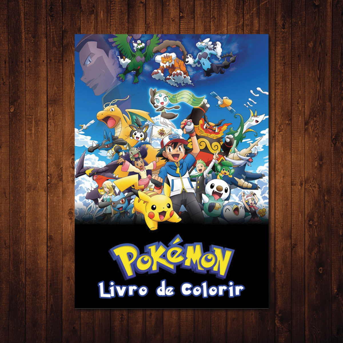 Livro de colorir pokemon xcm desenhos
