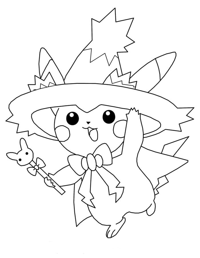 Pikachu coloring pages free personalizable coloring pages