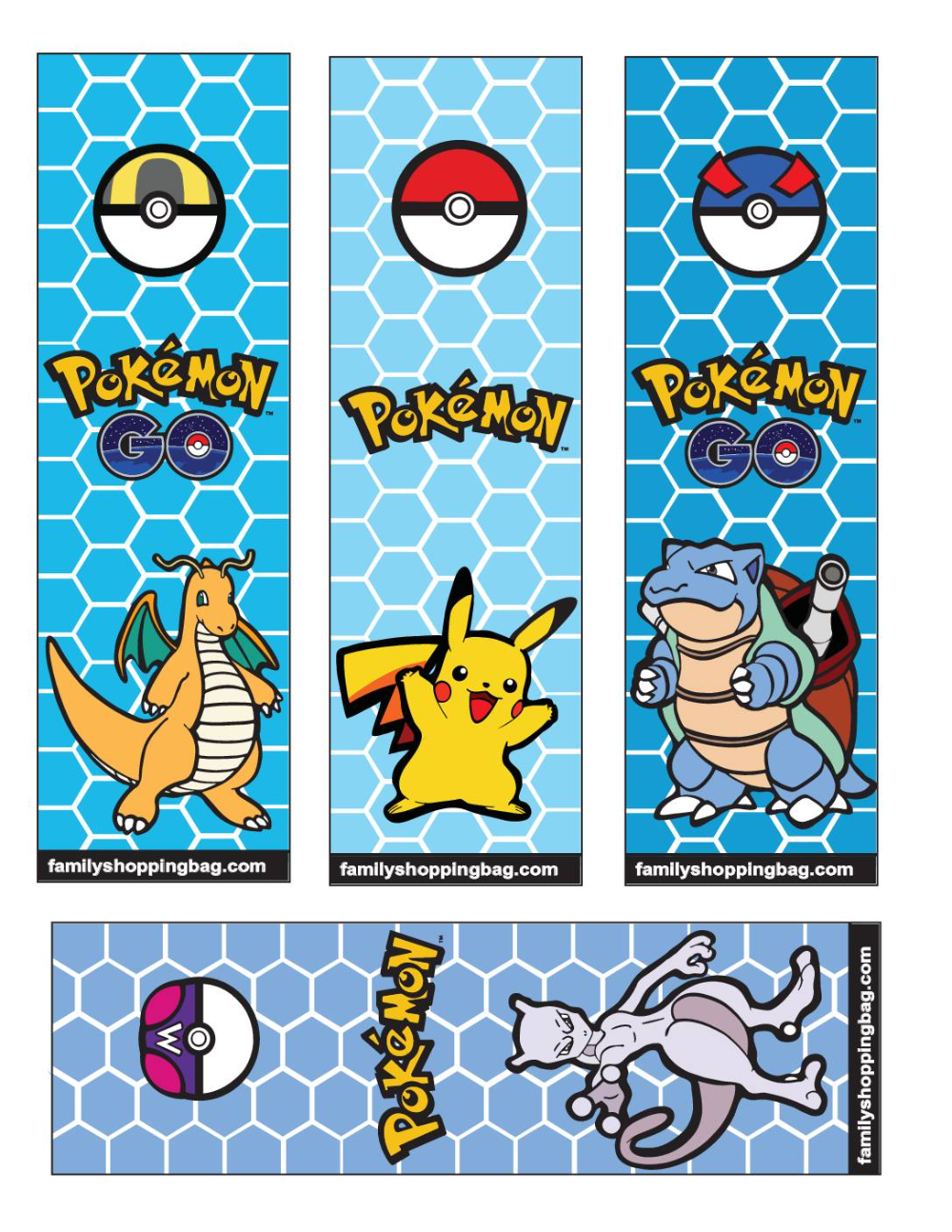 Pokemon bookmarks pokemon bookmark pokemon themed party pokemon
