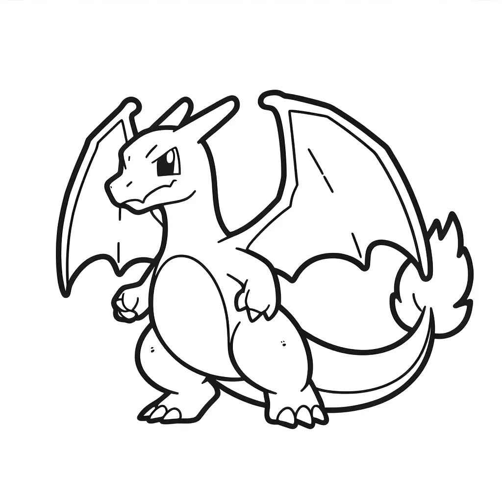 Charizard coloring page