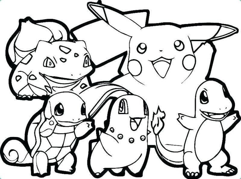 Pokemon coloring sheets free