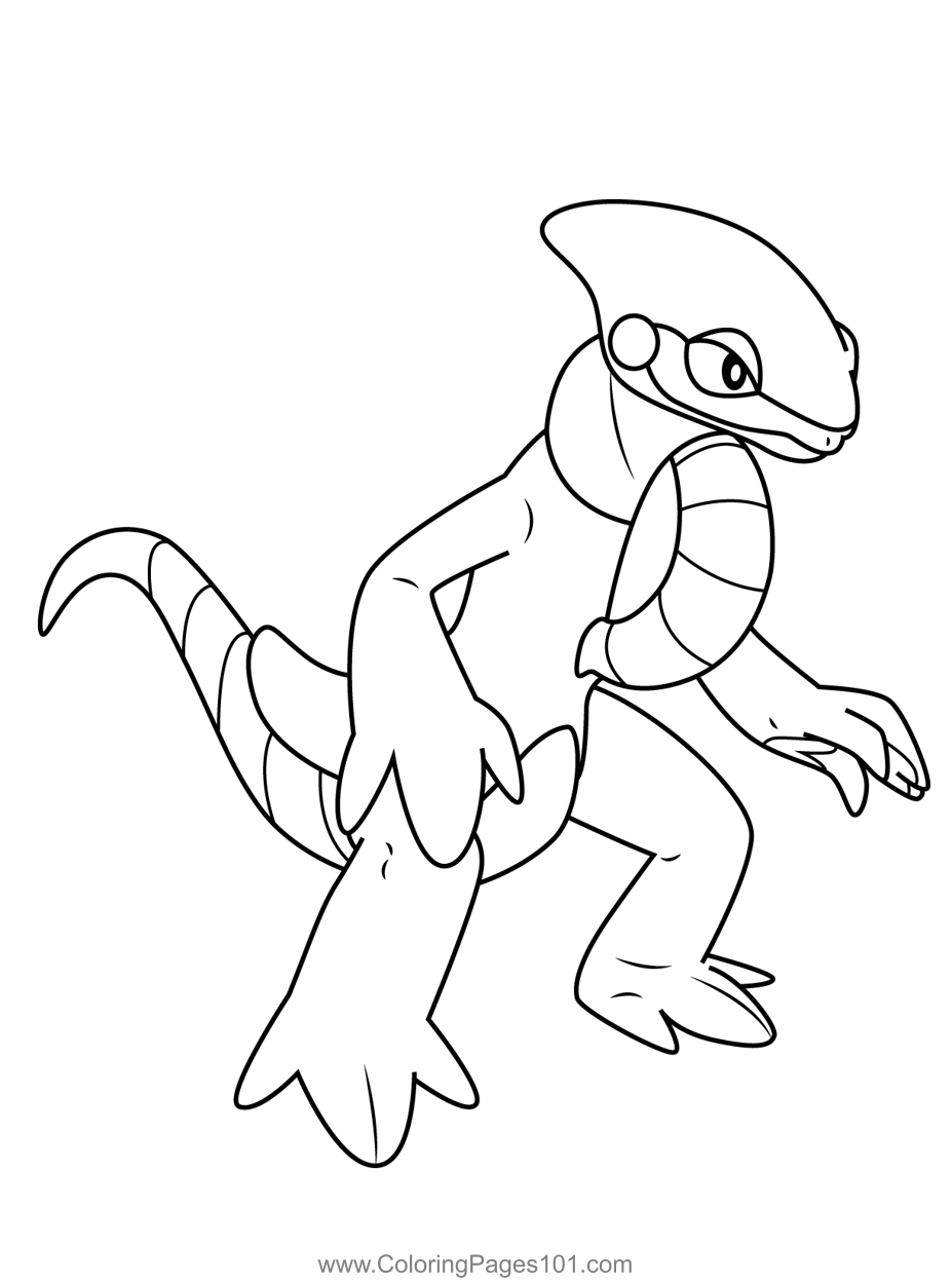 Cyclizar pokemon coloring page for kids