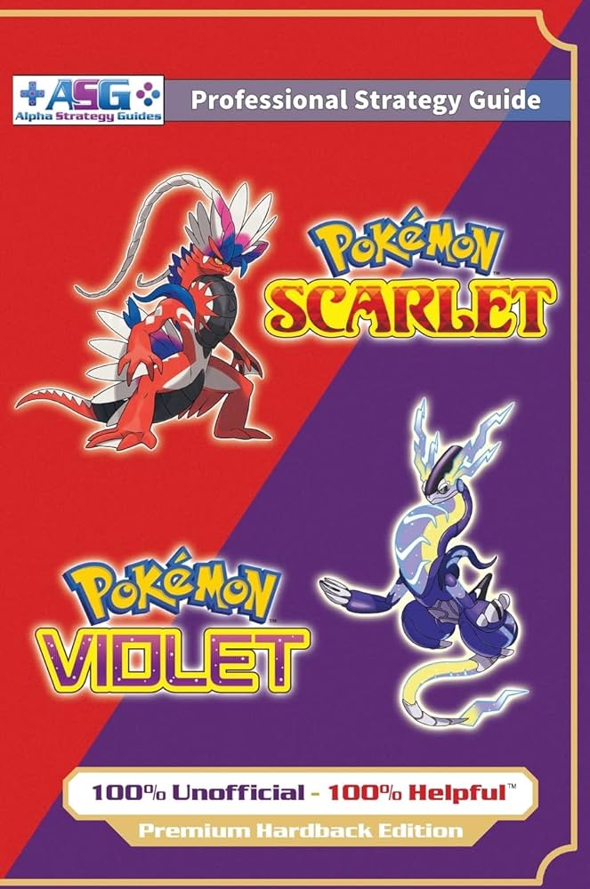 Pokãmon scarlet and violet strategy guide book full color