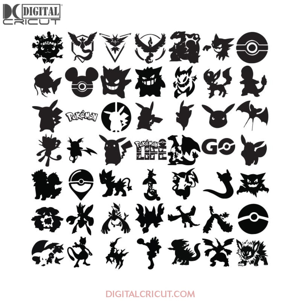 Bundle cricut file silhouette cameo cartoon svg â