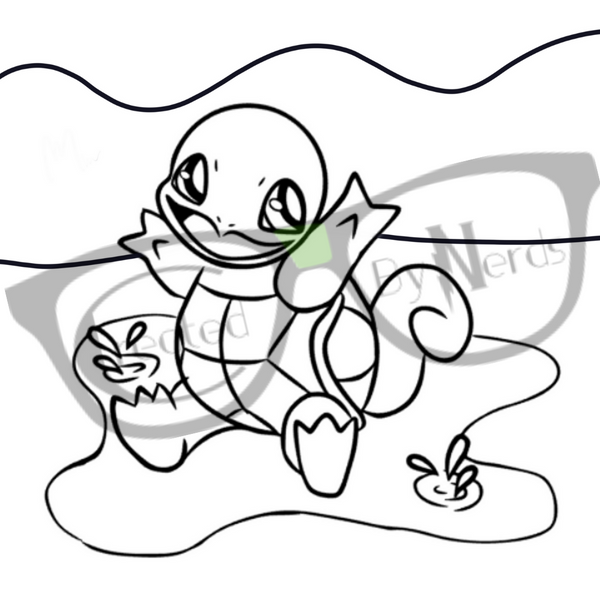 Splish and splash with our free coloring page â created by nerds