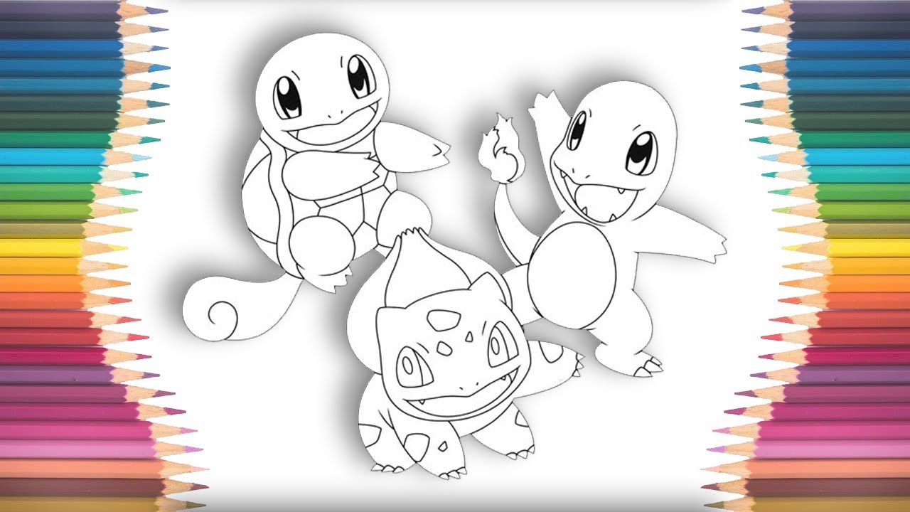 Pokãmon coloring pages