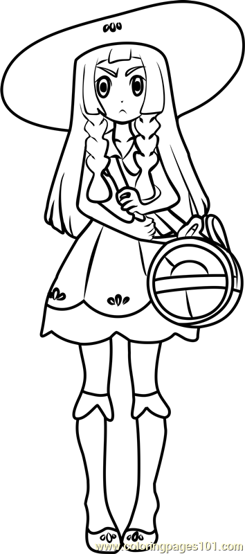 Lillie pokemon sun and moon coloring page moon coloring pages pokemon coloring valentines day coloring page