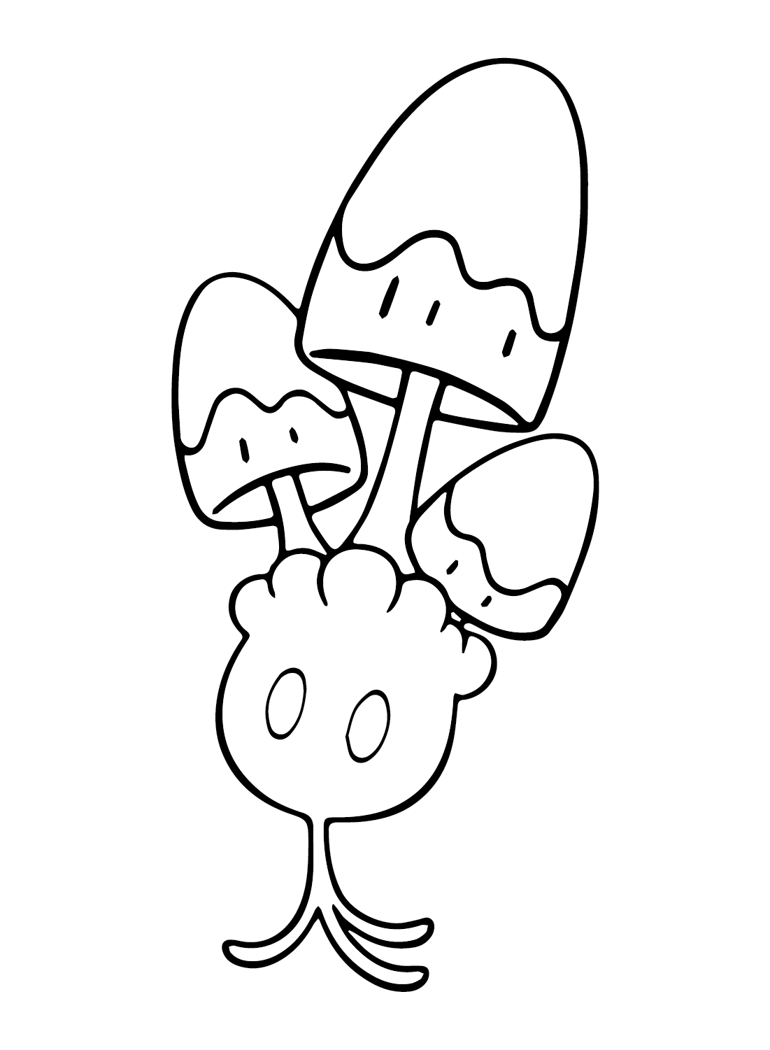 Morelull pokemon sun and moon coloring page