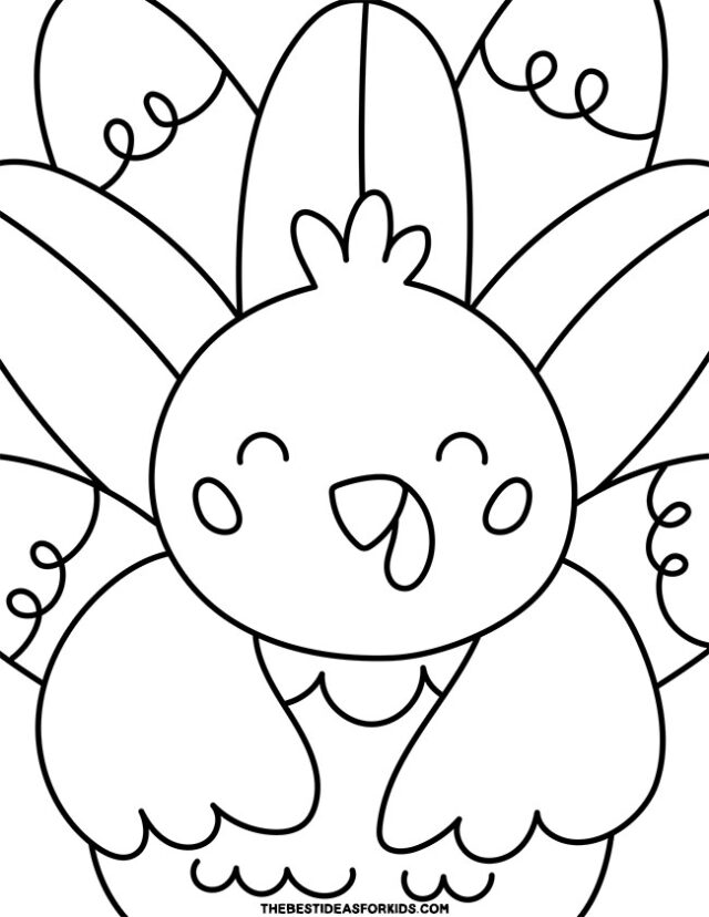 Turkey coloring pages free printables