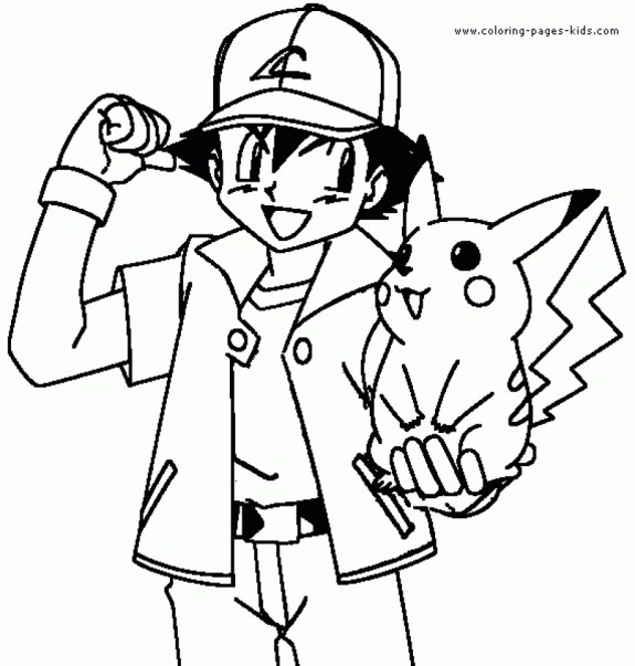 Free printable pokemon coloring page