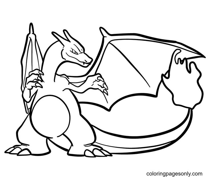 Charizard coloring pages