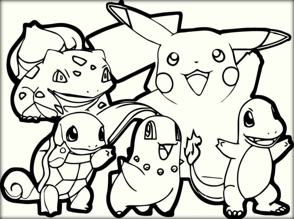 Get this free pokemon coloring page to print