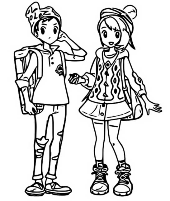 Coloring pages pokãmon sword and shield