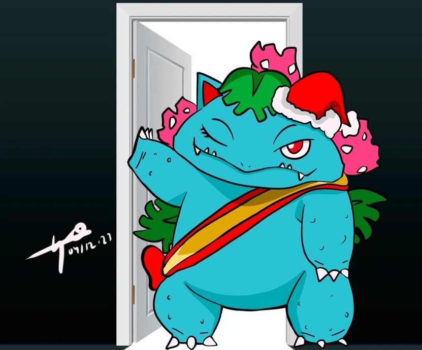 When i saw the new venusaur holowear i was hit with inspiration rpokemonunite