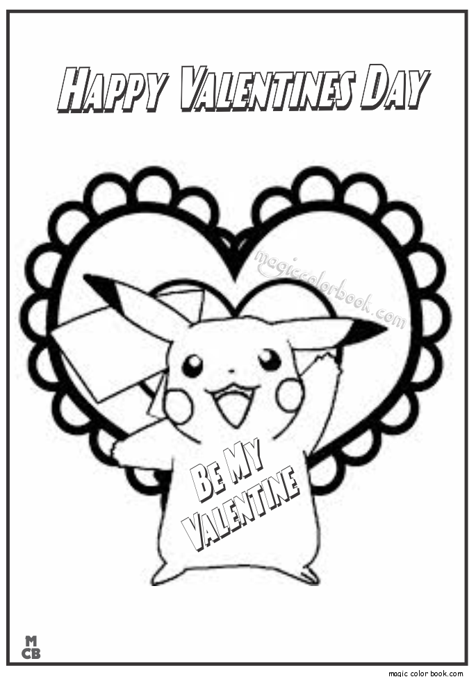 Free printable pokemon valentines