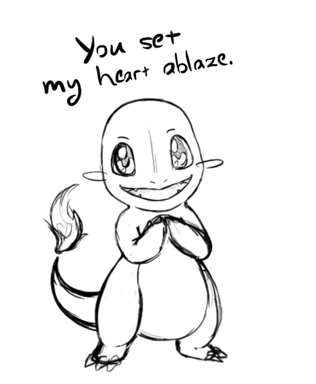 Charmanders valentine oc rpokemon