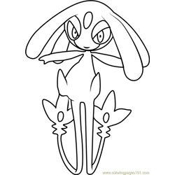 Mesprit coloring pages for kids