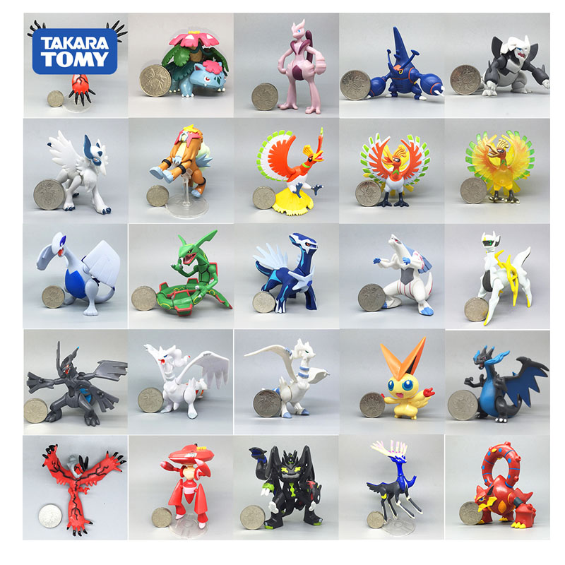 Takara tomy pokemon action figure pictorial book mc sp hp elf model doll regigigas mesprit throh collection toy gifts