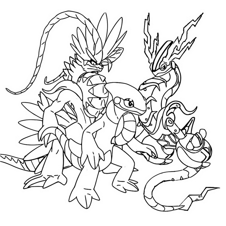 Coloring pages pokãmon scarlet and violet